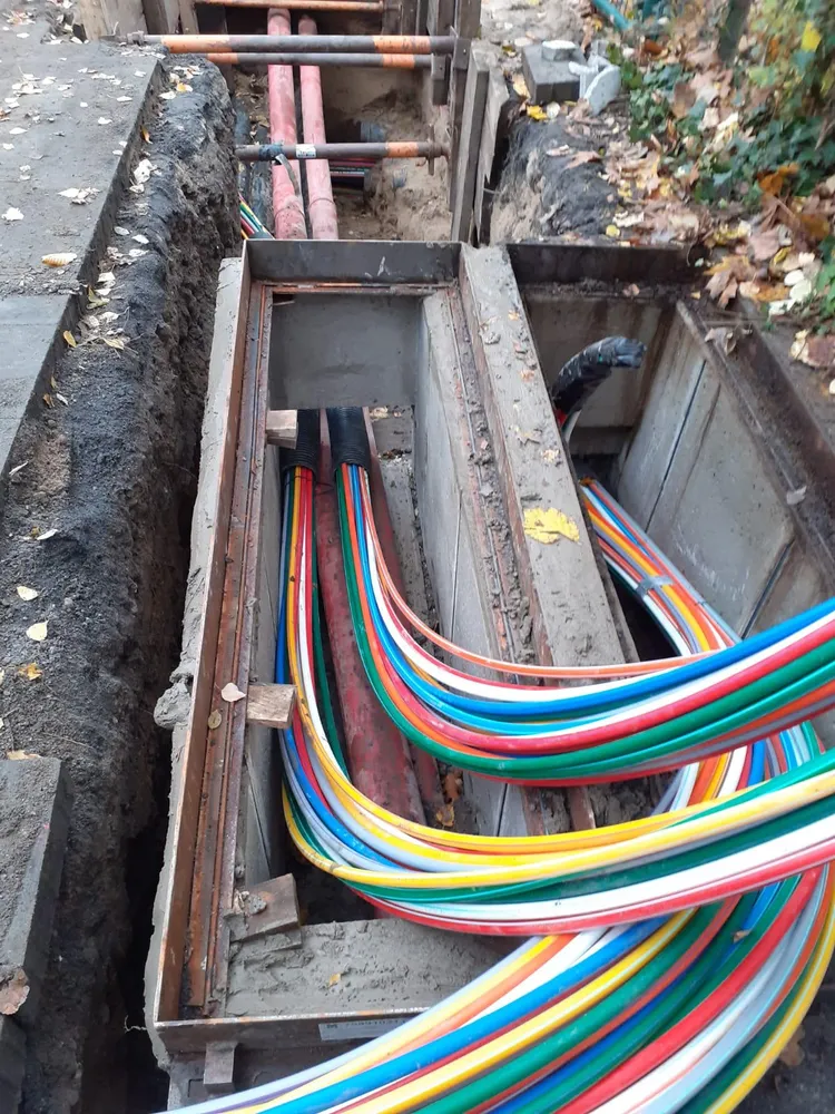 Baustellen-Foto ULLI Tief- und Fernmeldebau