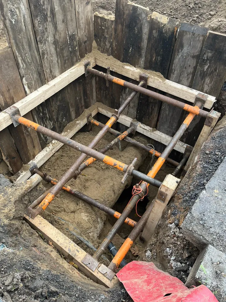Baustellen-Foto ULLI Tief- und Fernmeldebau