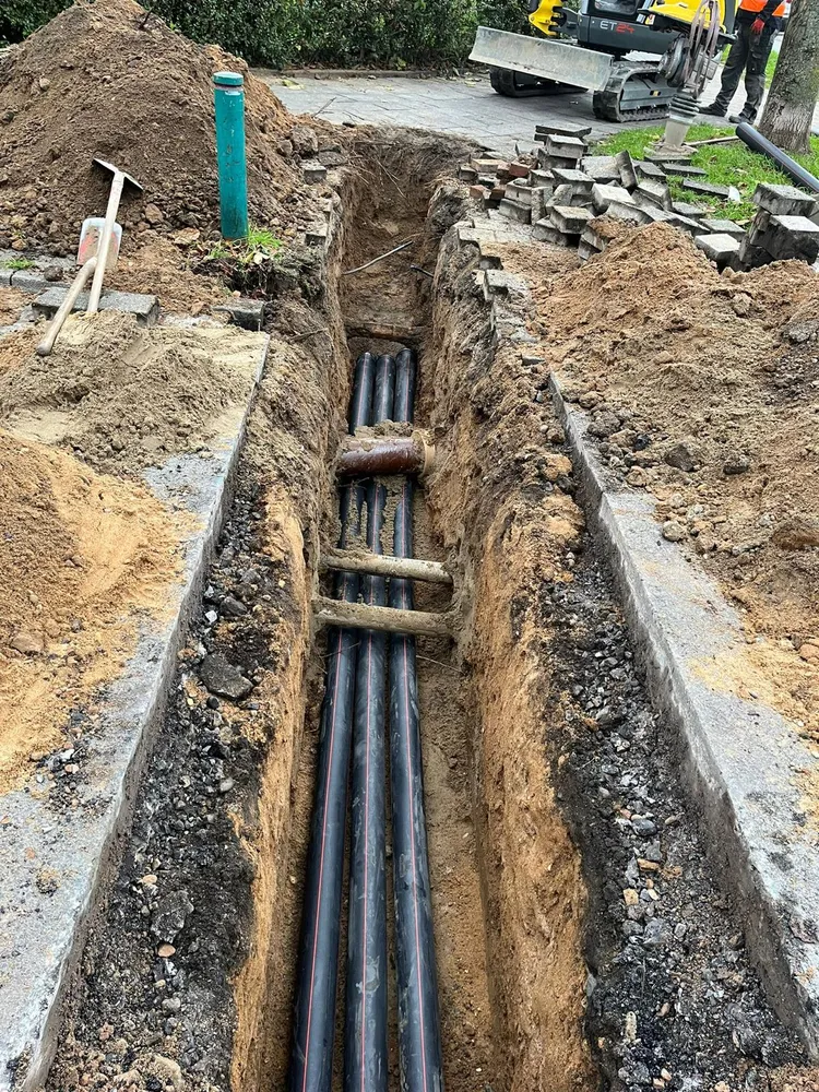 Baustellen-Foto ULLI Tief- und Fernmeldebau